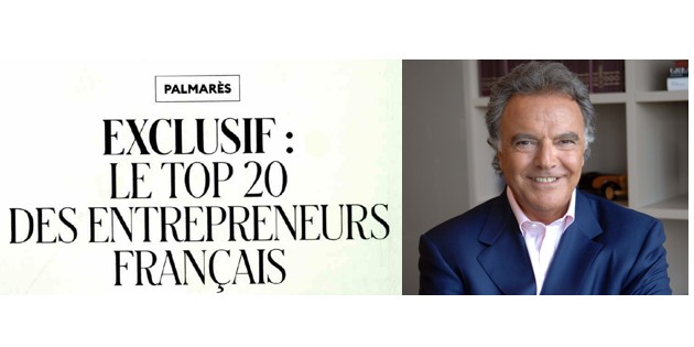 Alain Afflelou en pole position du top 20 des entrepreneurs français