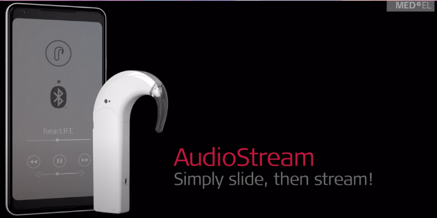 MED-EL présente AudioStream, un accessoire pour diffuser du contenu directement dans l’audio processeur MED-EL présente AudioStream, un accessoire pour diffuser du contenu directement dans l’audio processeur