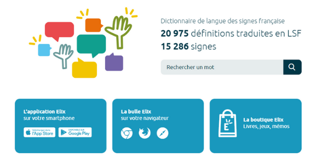 Le dictionnaire de Français en Langue des Signes Française lance une nouvelle application mobile