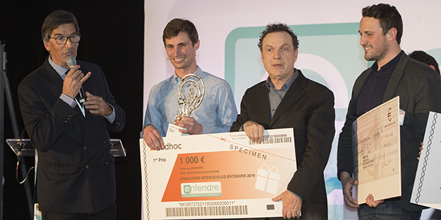 Charlie Donet, de l’école de Lyon, remporte la 5e édition du Challenge Inter-Écoles Entendre Charlie Donet, de l’école de Lyon, remporte la 5e édition du Challenge Inter-Écoles Entendre