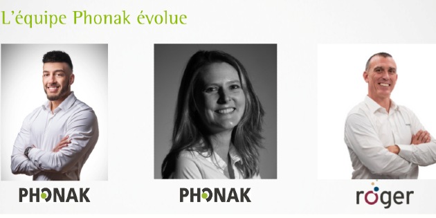 Le pôle commercial de Phonak évolue