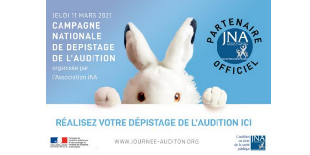 L’association JNA maintient son opération de dépistage de l’audition Jeudi 11 mars 2021