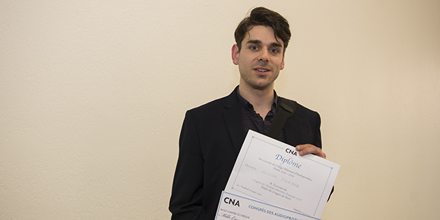 Olivier Ferber, lauréat 2016 du Collège national d’audioprothèse