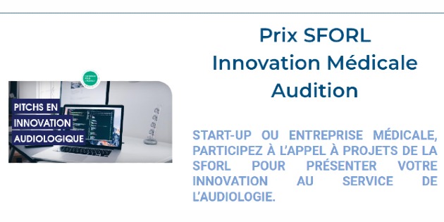 2ème édition du « prix SFORL innovation médicale audition »