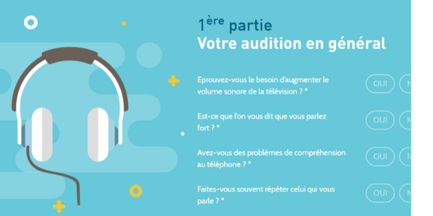 Audilab communique sur son test auditif en ligne