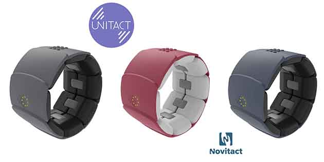 Unitact, un bracelet vibrant connecté au service des sourds et des malentendants Unitact, un bracelet vibrant connecté au service des sourds et des malentendants