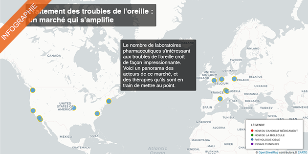 Carte interactive : les laboratoires pharmaceutiques et l’audition