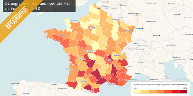 3 632 audioprothésistes au 1er janvier 2018