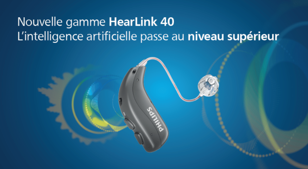 Philips lance les aides auditives HearLink 40