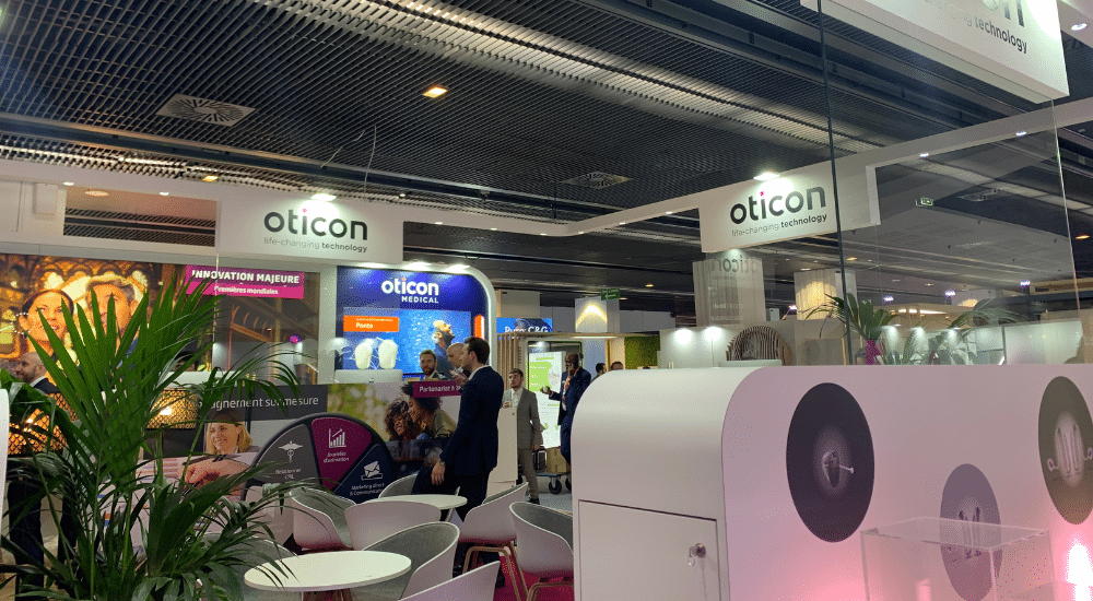 stand,congrès,audioprothésistes,récompense,prix,Oticon,Prodition,Bernafon,Philips,VivaSon,OuiVu,Oticon Medical,Interacoustics