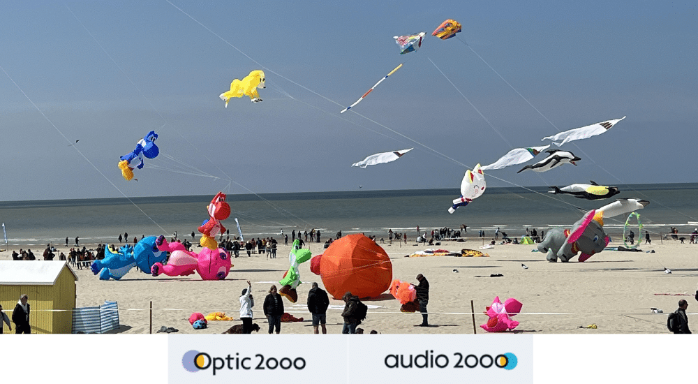 Le « Village Sport Vision & Audition » d’Optic 2000 et Audio 2000 à Berck pour les Rencontres Internationales de cerfs-volants