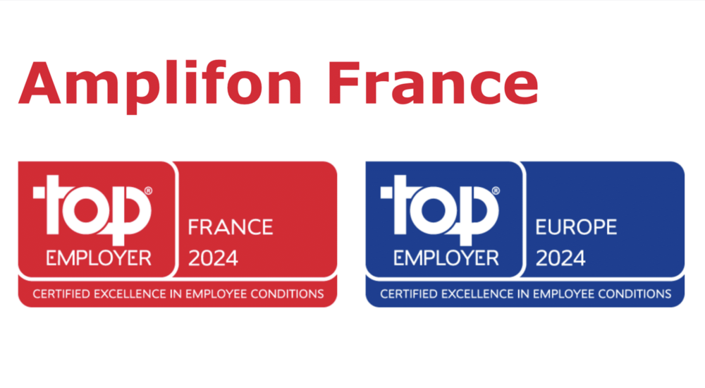 Amplifon certifié Top Employer 2024 trois ans de suite