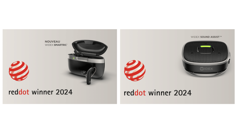 Red Dot Design Awards 2024 : Widex récompensé à trois reprises